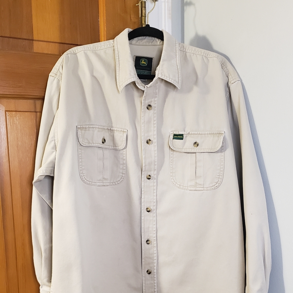 John Deere Men's Heavy Duty Work Shirt